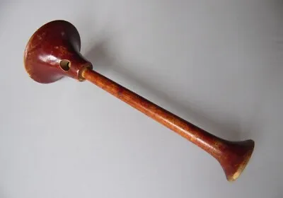 Vintage Wood STETHOSCOPE EAR TRUMPET Medical Monaural Doctor Tool • £136.24