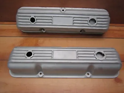 Ford FE 390 406 427 428 Finned Aluminum Valve Covers Nostalgic Vintage Ansen • $249.99