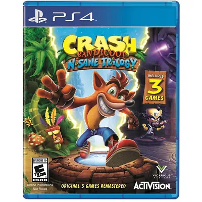 Crash Bandicoot N-Sane Trilogy (PS4 Playstation 4) Brand New • $97.74