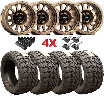 Fits Trd Bronze Method Wheels Rims Tires 33 12.50 17 Mud Terrain Mr304 • $2195