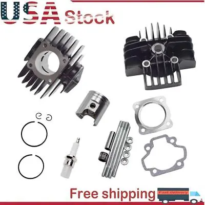 For Yamaha Pw50 60cc Big Bore Kit Set Cylinder Piston Gasket Head Top End 81-09 • $45