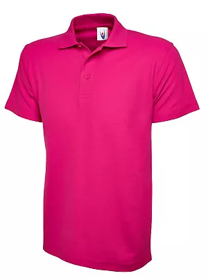 Mens Classic Pique Polo T Shirt Size XS To 4XL For CASUAL SPORTS WORK LEISURE  • £9.95