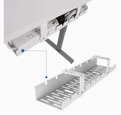 FLEXISPOT Under Desk Cable Management Tray Metal Raceway Wires Cable Tidy • $20