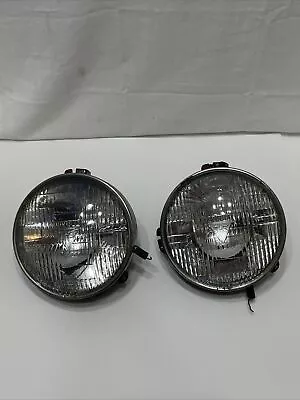 Vintage 1940s Willys Jeep OEM Head Lamp Light Assembly T-3 Set Of 2 • $207.82