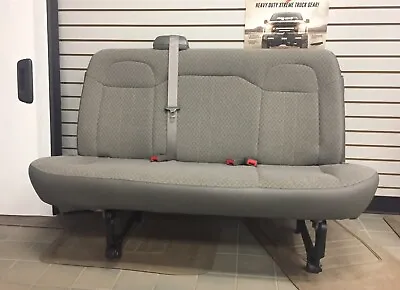 $250 • Buy 11-C Chevy Express/GMC Savana Van 2nd/3rd Row 3-Pass Gray Cloth Bench Seat