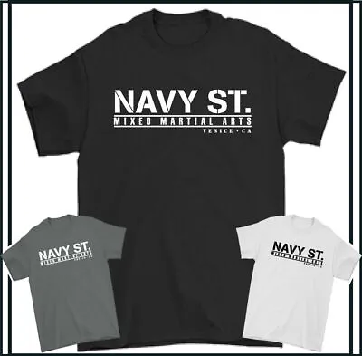 NAVY ST T-SHIRT Gym MMA UFC Training Top Mixed Martial Arts 2014 Kingdom TEE • £13.94