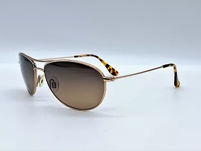 Maui Jim Baby Beach MJ245-16 Gold Aviator Sunglasses 56 [ ] 18  137 Mm Japan • $99.99