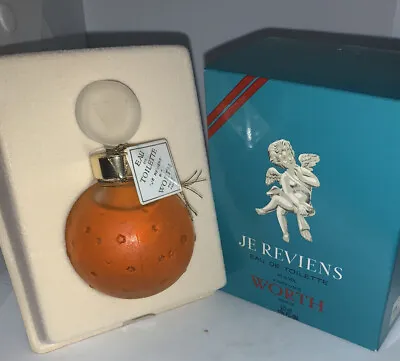 Je Reviens Worth Eau De Toilette Splash 1.7 Oz 50 Ml Perfume Vintage • $76.49