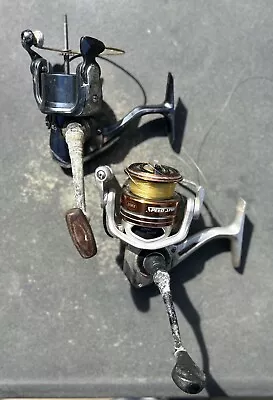 Lot Of 2 Fishing Spinning Reels One Lews Laser Speed Spin And One Pflueger • $30
