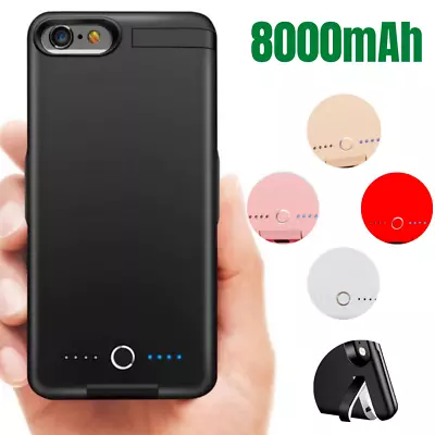 8000mAh Battery Charger Case Power Bank Charging Cover For IPhone 8 7 6s Plus SE • $22.95