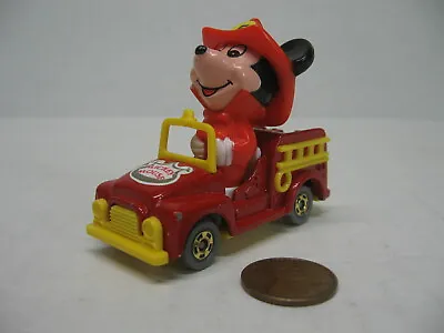 Vintage Walt Disney Mickey Mouse Fire Truck #PD-2 Die Cast • $12.95