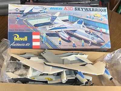 REVELL 1/83 SCALE DOUGLAS A3D SKYWARRIOR WHALE USN Multiple Kits Partial Started • $35