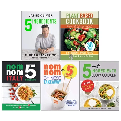 $64.27 • Buy 5 Ingredients - Quick & Easy Food [Hardcover], Plant Based Cookbook For Beginner