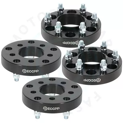 4 Pcs 1.25  5x4.5 To 5x5.5 Wheel Spacers Adapters 1/2  Studs For Jeep For Ford • $77.24