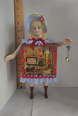 Upcycled Assemblage Art Doll Vintage Mary Engelbreit Tin Doll • $65