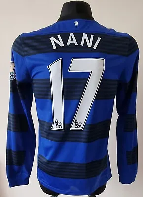 Manchester United 2012-2013 Third Football Nike Long Sleeve Jersey #17 Nani • $130