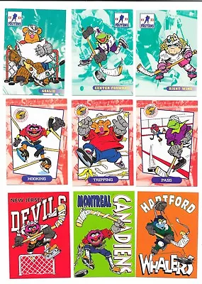 Jim Henson's The Muppets Take The Ice Complete 80 Card Set Nm 1994 Kermit Fozzi • $24.99