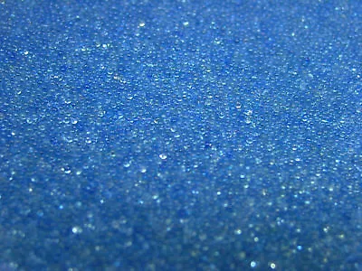 Dollhouse Miniature 6 Oz X1 Mm Craft Supplies No Hole Beads Blue #Z035 Closeout • $11.95