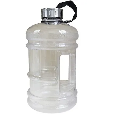 2.2 Litre Jumbo Sports Gym Water Bottle Gym Dieting Bodybuilding Hiking & Office • £7.95