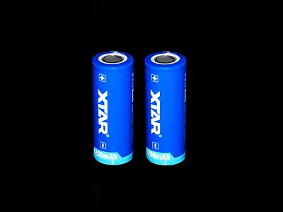 £21.49 • Buy 2x 26650 3.6V Battery 5200mAh Rechargeable Genuine Xtar LED Torch Batteries
