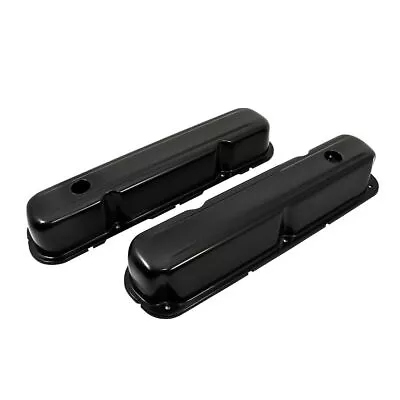 Small Block Mopar Black Valve Covers 273 318 340 360 Dodge Plymouth Chrysler • $59.28