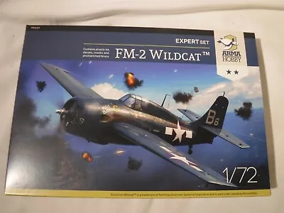 1/72 Arma Hobby FM 2 Wildcat Expert Set PE Brass Parts W/ Canopy Mask # 70031  • $52.57