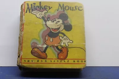 Mickey Mouse Big Little Book 1933 First Mickey • $35