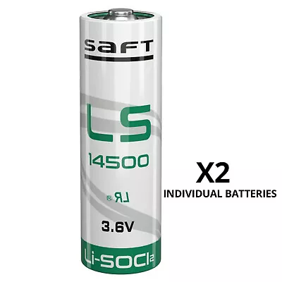 LS14500 Batteries -  LS14500 Li-SOCI2 3.6V AA Batteries X 2 • £9.88