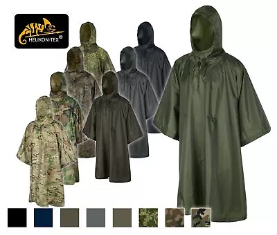 HELIKON-TEX PONCHO U.S. Army WATERPROOF Rain Survival Tarp PENCOTT WILDWOOD • $46.90