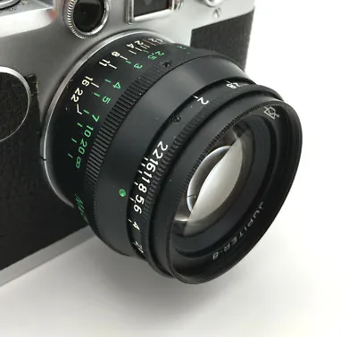 Jupiter-8 LTM Leica Thread Mount 50 Mm F:2 Lens Black Sonnar Copy EXC From Fedka • $95