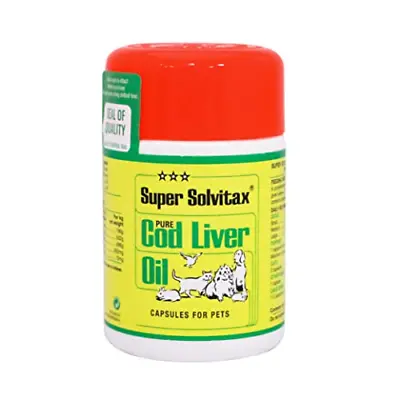 Super Solvitax | Pure Cod Liver Oil For Dogs | Helps Maintain Healthy Skin & 90 • £6.65