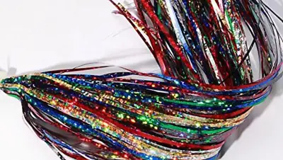 HOLOGRAPHIC SALT WATER FLASHABOU Fly Jig & Tying Flash Material By Hedron Inc. • $6.99