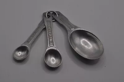 Vintage Aluminum NESTING MEASURING Spoons Set Of 3 - Free Shipping • $10