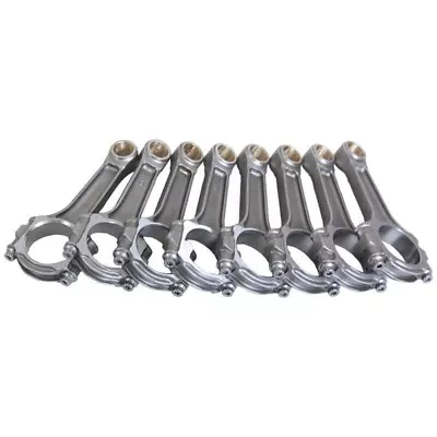 Eagle Connecting Rod Set SIR6385B; I-Beam 6.385  Bushed ARP8740 For BBC • $359