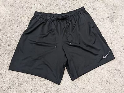 Nike Shorts Mens 38 Black Drawstring Elastic Waist Athletic Gym • $14.77