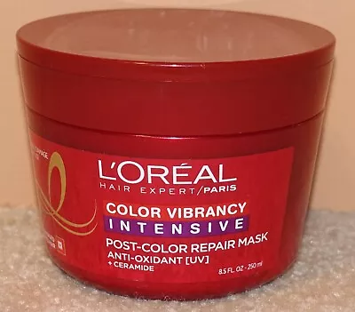 L'Oreal Paris Hair Expert Color Vibrancy INTENSIVE Post-Color Repair Mask 8.5 Oz • $13.95