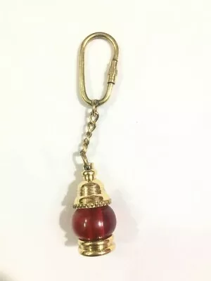Brass Lantern Keychain Nautical Lantern Key Holder Lamp Keyring Gift Key Gift • $13.50