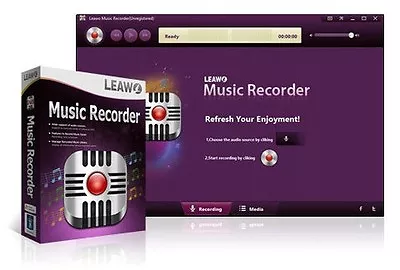 Leawo Music Sound Recorderaudio Music From PC Mic & Online {Lifetime} DISC • $15