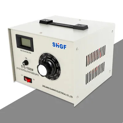 STG-1000W 110V Transformer AC Voltage Regulator Power Supply Autotransformer New • $110