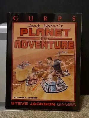 Planet Of Adventure By Jack Vance (Paperback) GURPS Series • £40