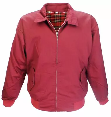 £34.99 • Buy Relco Mens Burgundy Retro Mod Scooter Jacket