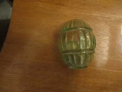 Vintage Vaseline Green  Bird Cage Feeder Seed Water Cup • $24.99