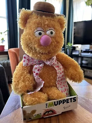 The Muppets Fozzie The Bear Disney Just Play Plush Furry Fluffy 14” - 2014 • $16