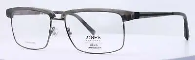 Jones New York VJOM374 Gray Horn Rectangular Mens Eyeglasses 60-17-150 • $59.99