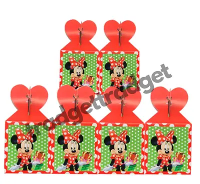 6 X Children Kids Birthday Party Favor Candy Box Goody Bag Filler Supplies • $8.69