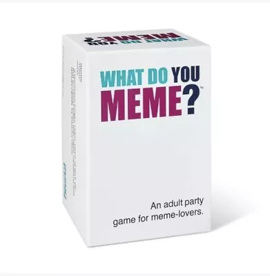 $21.99 • Buy NEW What Do You Meme? Adults Party Card Game