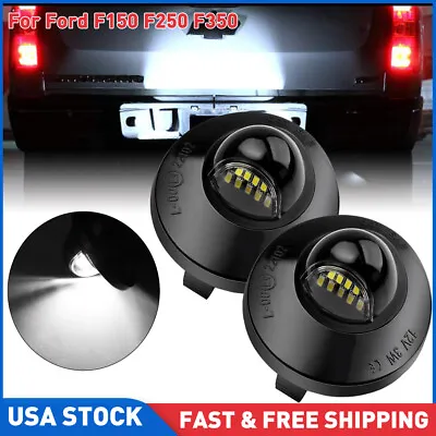 2X LED License Plate Light Rear Bumper Tag Assembly Lamp For Ford F150 F250 F350 • $11.99
