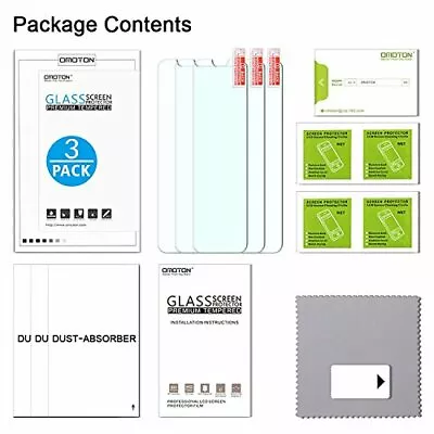 $36.71 • Buy [3 PACK] IPhone X / XS Screen Protector HD Tempered Glass HD Tempered Glass Edge