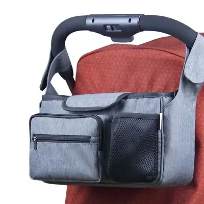 Universal Baby Stroller Storage Bag Baby Organizer Mummy Bag Bottle Cup Holder • $6.99