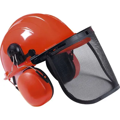 £32.17 • Buy Chainsaw/Strimmer Safety Helmet With Ear Defenders